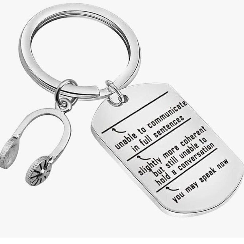 NEW DISPATCHER KEYCHAIN FUNNY